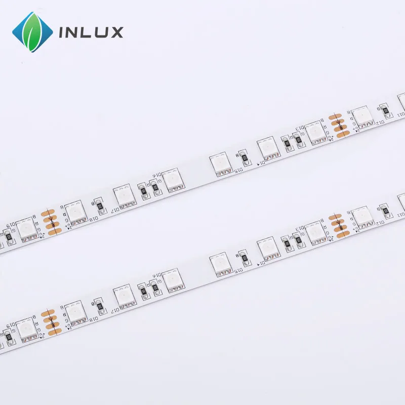 SMD 5050 60leds 12v waterproof remote control dmx wifi music rgb led strip lights