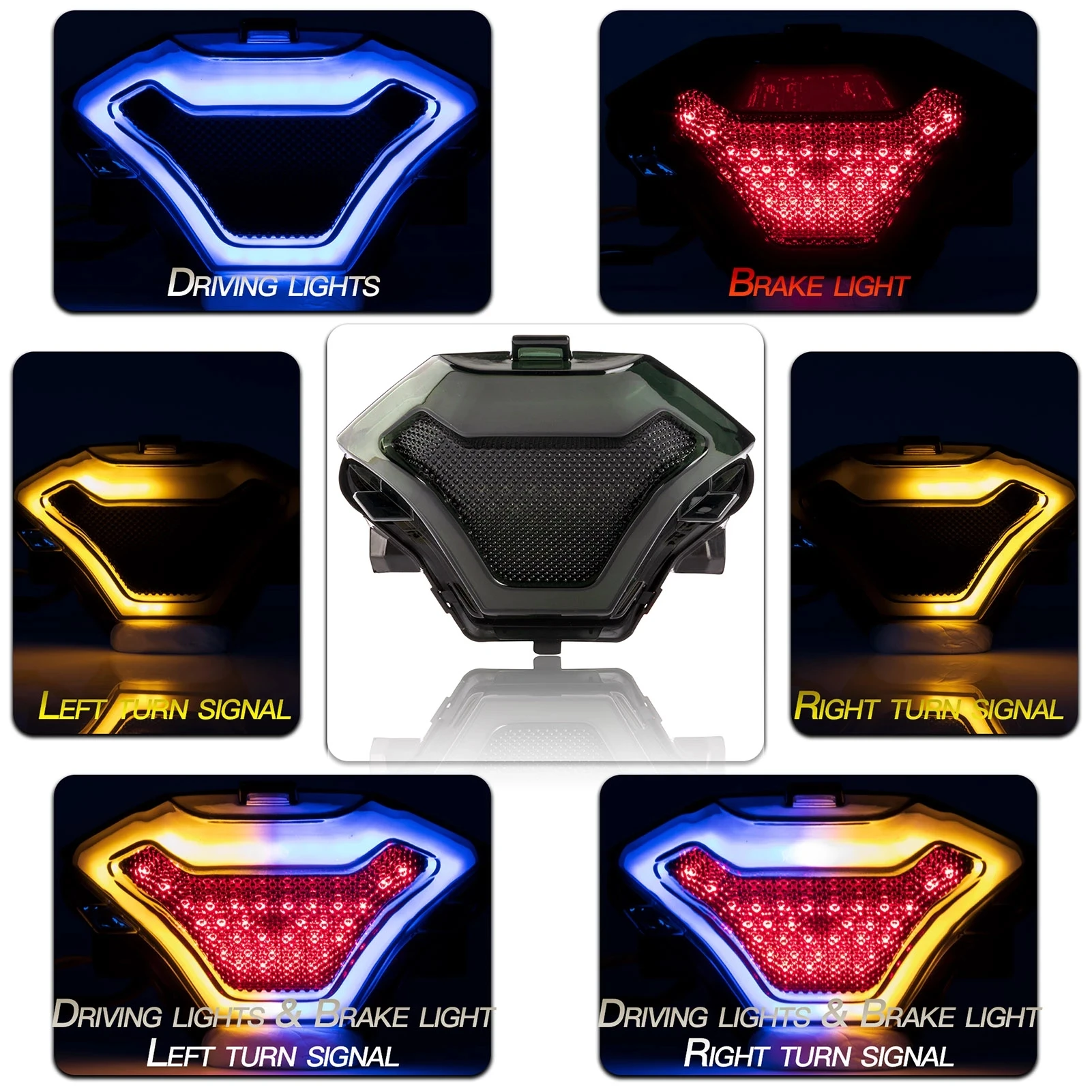Yosovlamp Y15 Y15ZR V1 V2 / R25 MT07 TST дизайнерская задняя сигнальная лампа для потока светодиодов yamahas R3 R5 R1 R6 R7 светодиодная фара мотоцикла