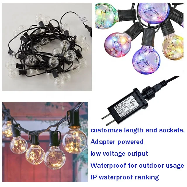 High Quality G40 Led Copper Wire Bulb For String Lights Christmas Light