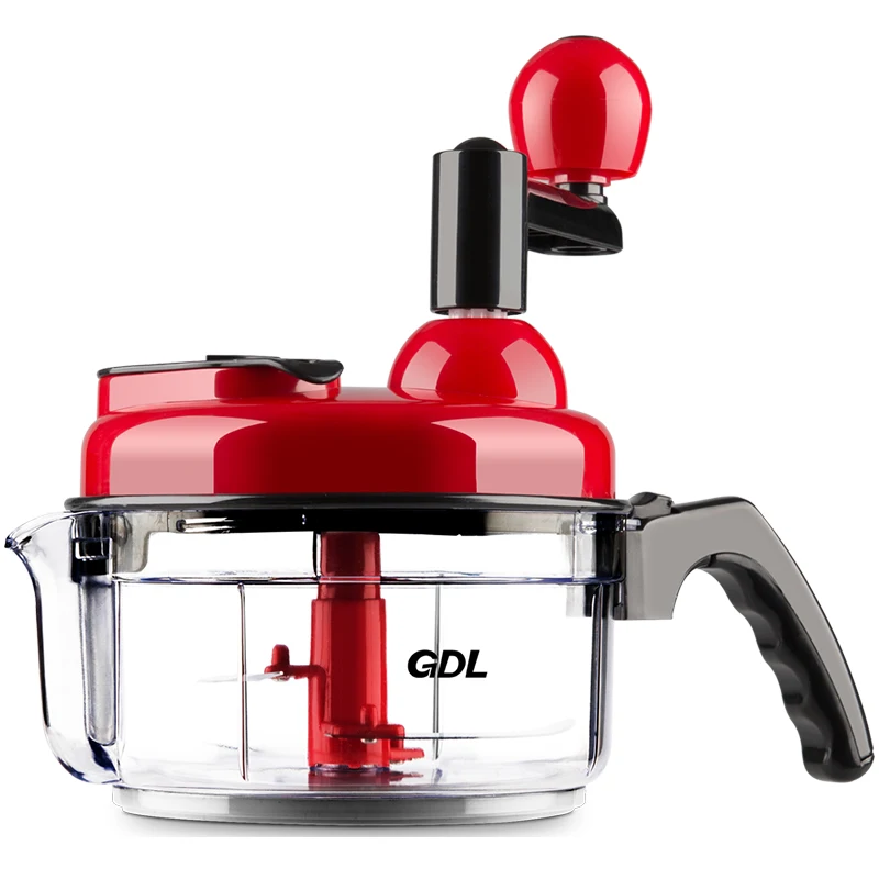 Multi-function fruit food mini chopper manual salad vegetable hand held food quick chopper