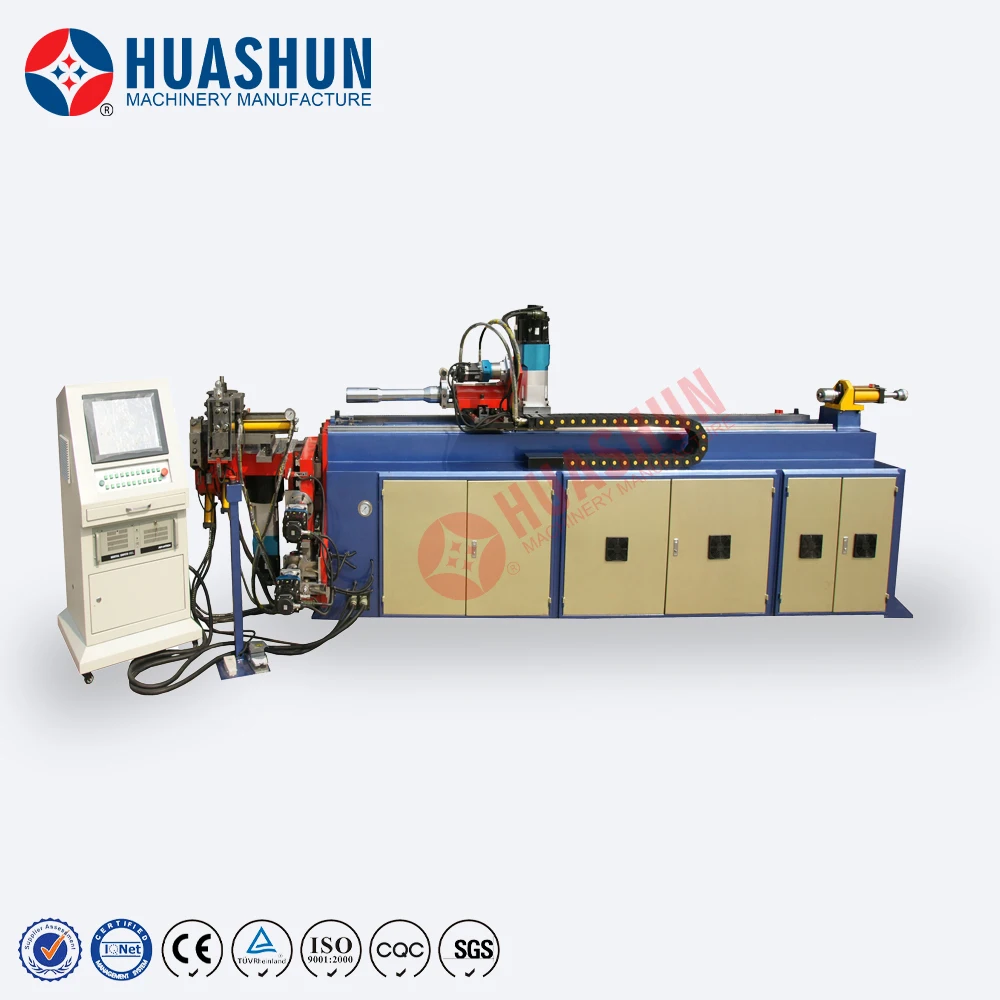 HS-SB-38CNC-5A-3S 5 Axis CNC Machine Tube Bender Stainless Steel  Pipe Bending Machine