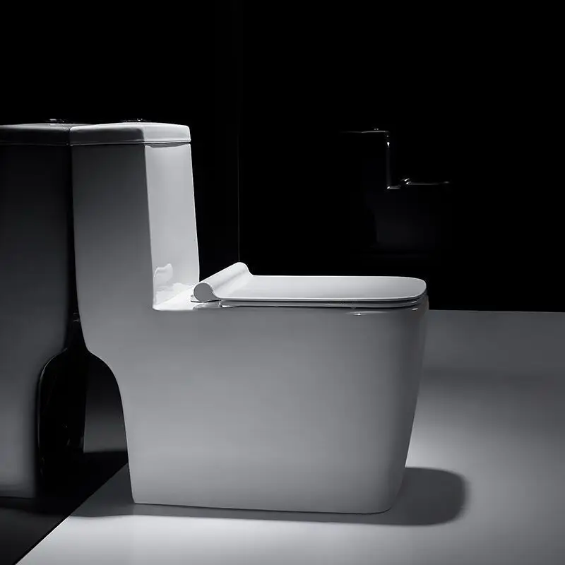 Factory household Zhijie glaze toilet toilet toilet row conjoined ceramic deodorant