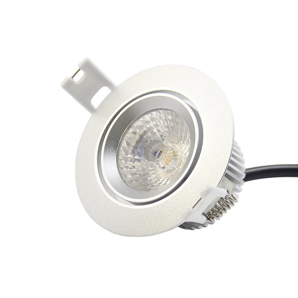 550LM 2800-3200K 4000-4500K 5000-5500K 6W AC COB Driverless LED Downlight