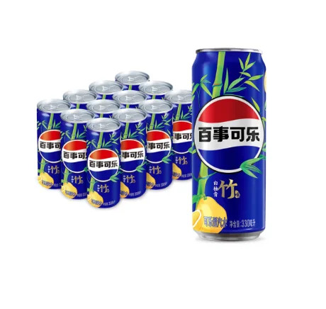 Wholesale white grapefruit green bamboo Cola steam fruit flavor soda carbonated beverage slim cans 330ml*24 cans/box