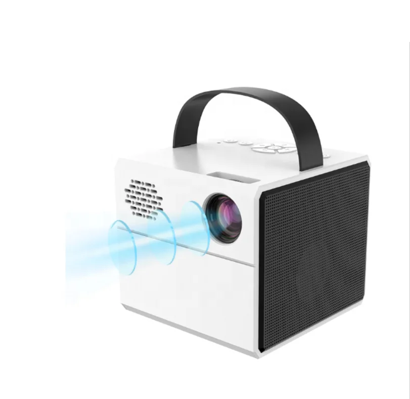 Shenzhen Lijixing factory wholesale fast delivery led mini pocket projector J10 1500 lux mini home projector manufacture