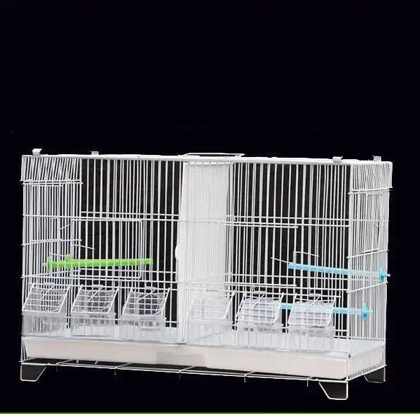 Pet Products Flight Cage Metal Steel Bird Crate, Multi-Bird Home Stackable Cage for Birds, Home Crate for Extra-Small Pet