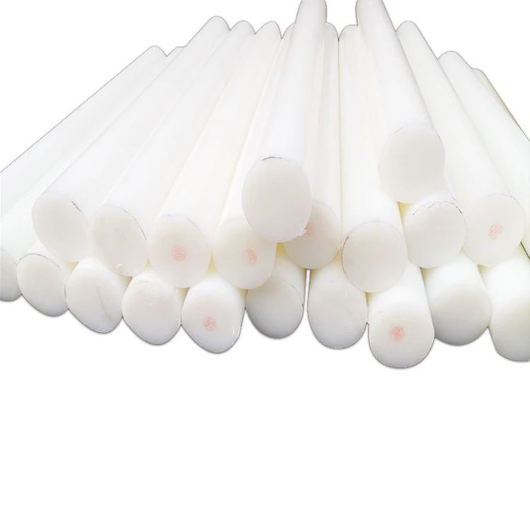 High Temperature Resistance  30mm Dia Best White PTFE Extruded Bar Moulded Rod And Solid Plastic Rod  Manufacture