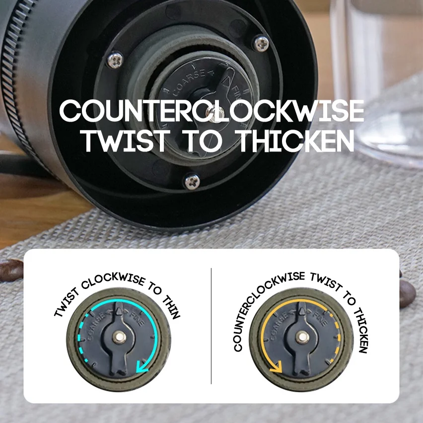 Automatic Portable USB Rechargeable Electric Coffee Mill Ceramic Core Rechargeable Portable Coffee Grinder