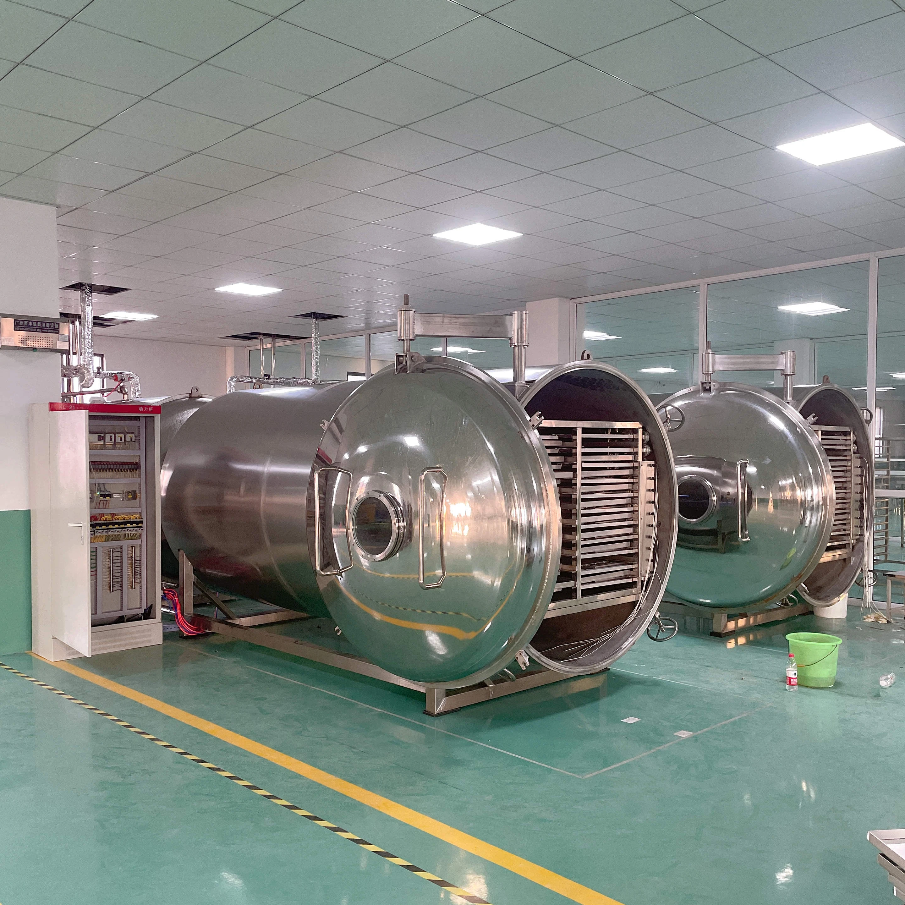 Automatic Food Freeze Drying Equipment Fruits Vegetables Meat Industrial Commercial Vacuum Freeze Dryer Price