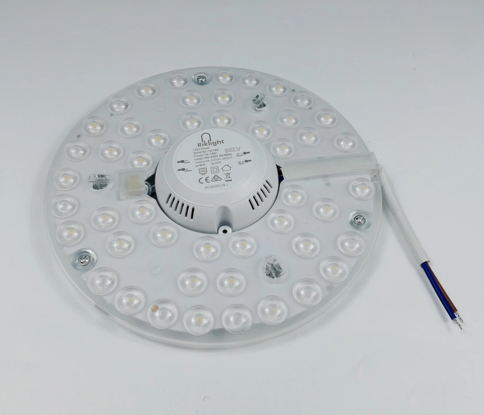 Hot Sales TUV SAA CB CE 120lm/w 12w 18w 24w round led panel lamp for ceiling light