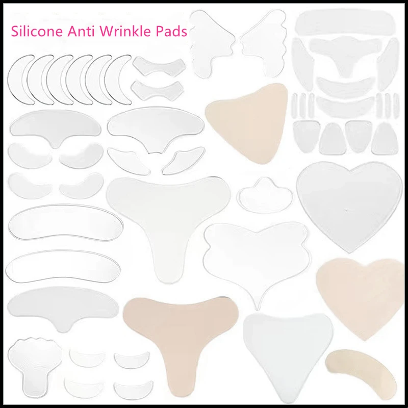 Best Selling Anti Aging Products Clear Skin Color Anti Wrinkle Reusable Silicone Chest Pad