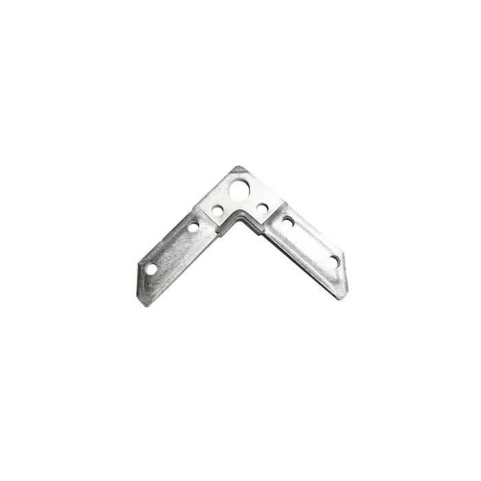 TDC TDF HVAC System Accessories Galvanized Steel Duct Corner For Square Duct Flange