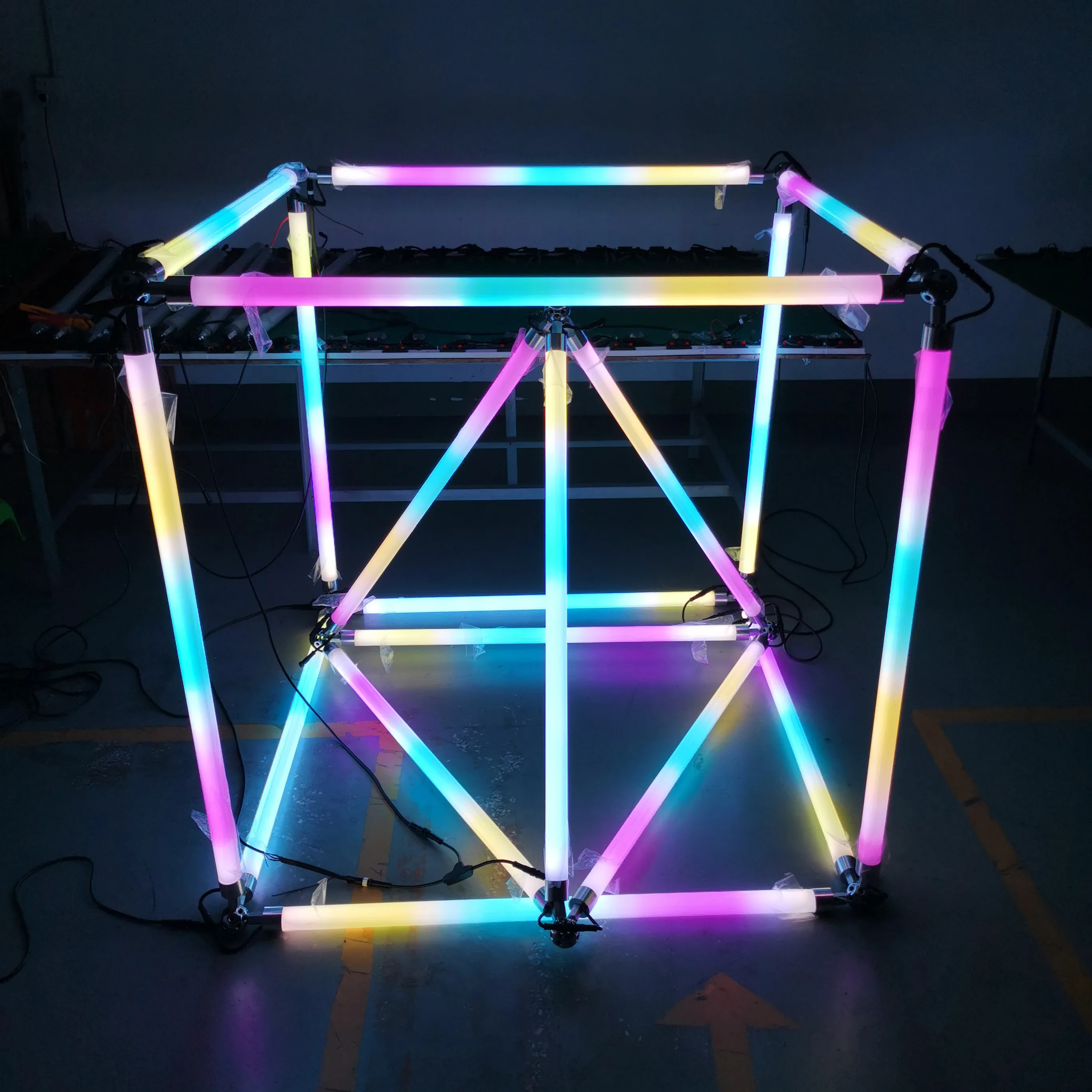 Madrixs диаметр 30 мм 360 вид 3d Волшебный бар Клубная падающая звезда dmx rgb светодиодная метеоритная