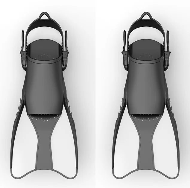 Free dive long frog shoes professional adult men and women outdoor snorkeling equipment deep diving fins