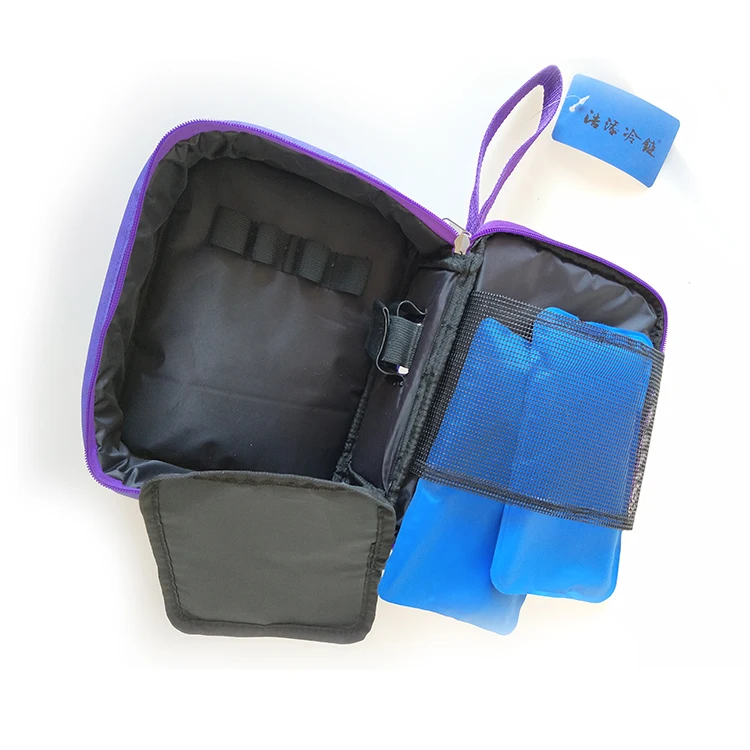 Mini Portable Diabetes/diabetic Pouch Insulin Medical Organizer Diabetic Travel case with Temperature Display