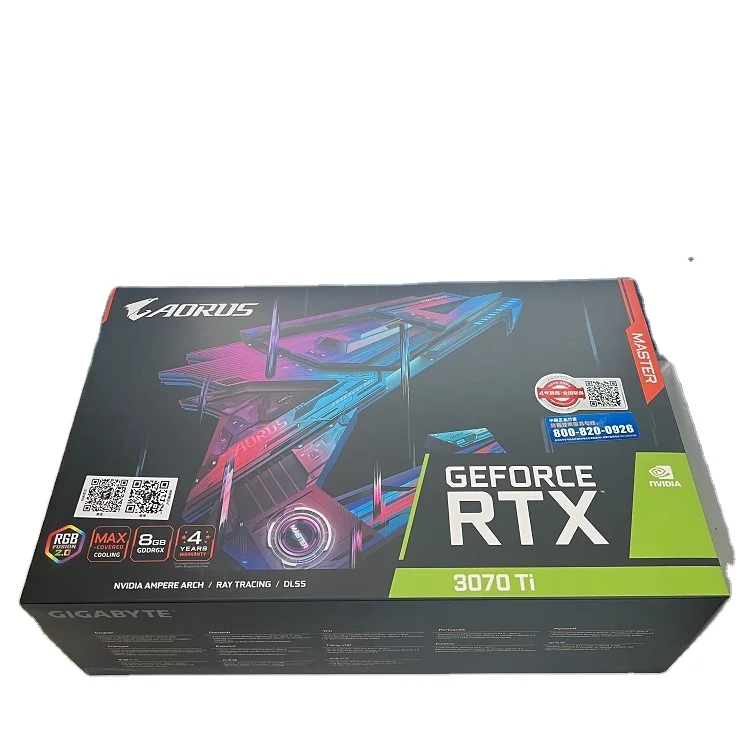 Видеокарта Gigabyte AORUS GeForce RTX 3080 XTREME 3060Ti 3070ti LHR для игрового компьютера