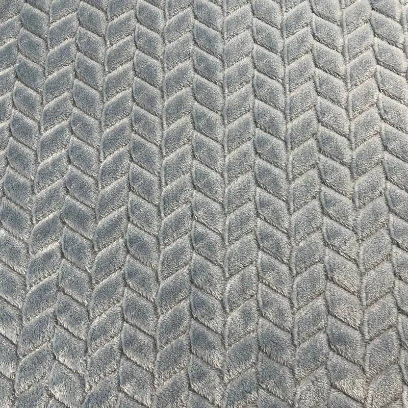 100% polyester jacquard flannel fabric fleece velvet fabric for home textile blanket