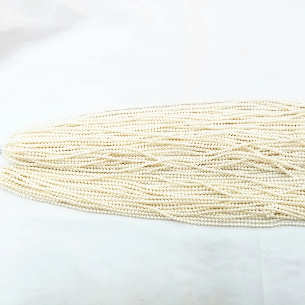 4 мм AAA круглый белый пресноводный жемчуг бусины 15 дюймов круглый жемчужный стенд