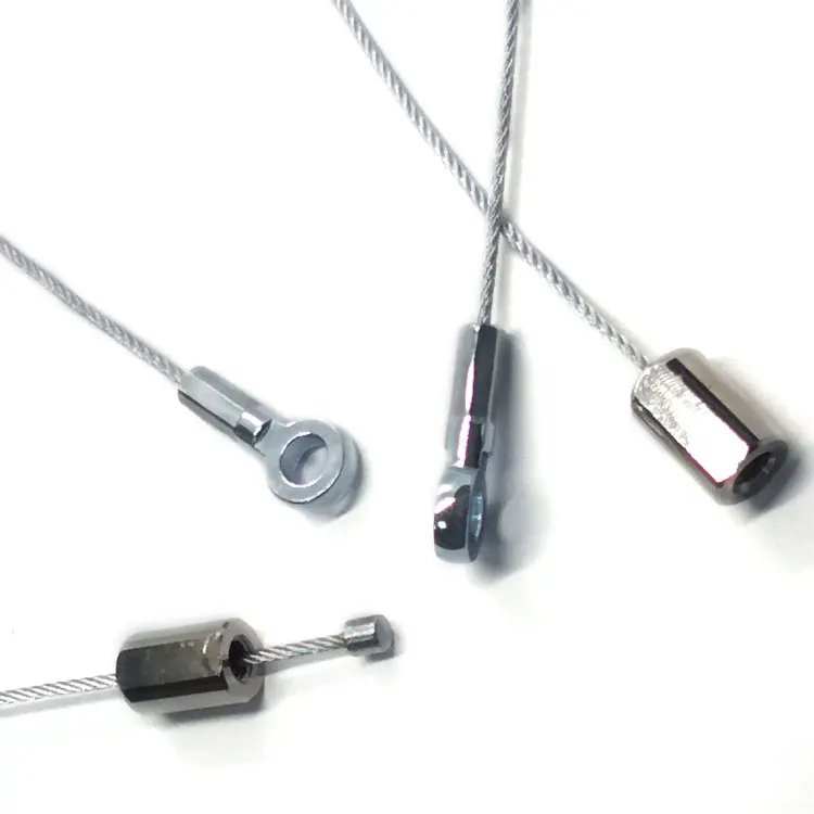 Wire Rope Sling Safety Cable Lock Stainless Steel Lanyard Luggage Lock Safety Cable