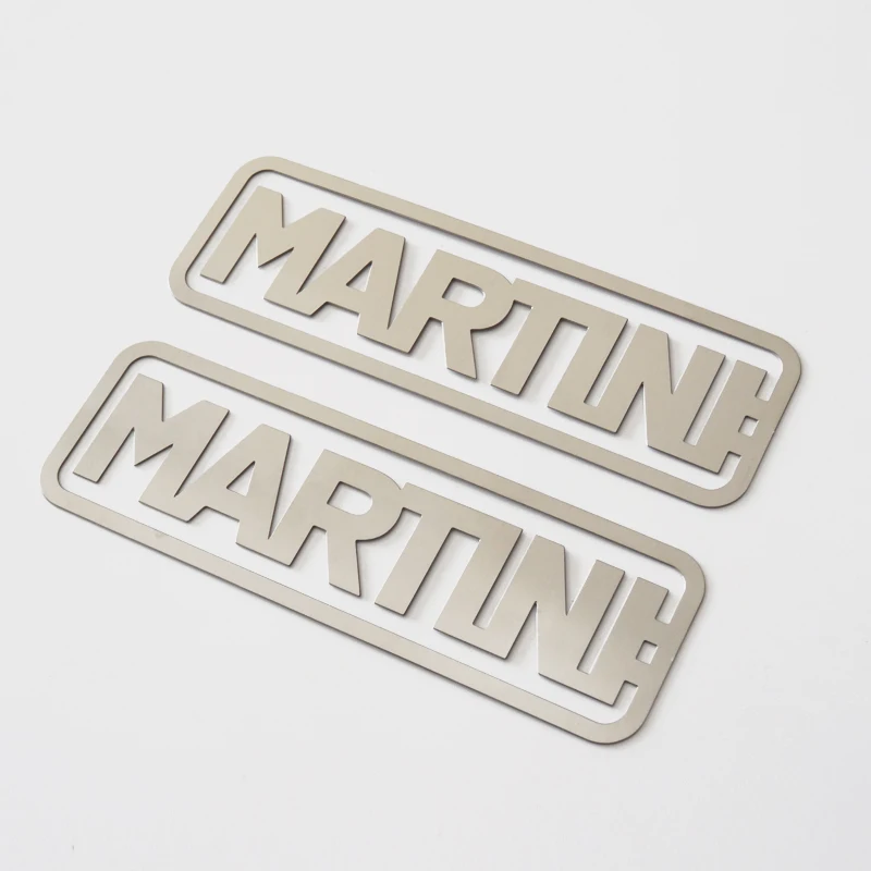 wholesale cheap Simple style custom alphabet stainless steel bookmark hollowed-out bookmark
