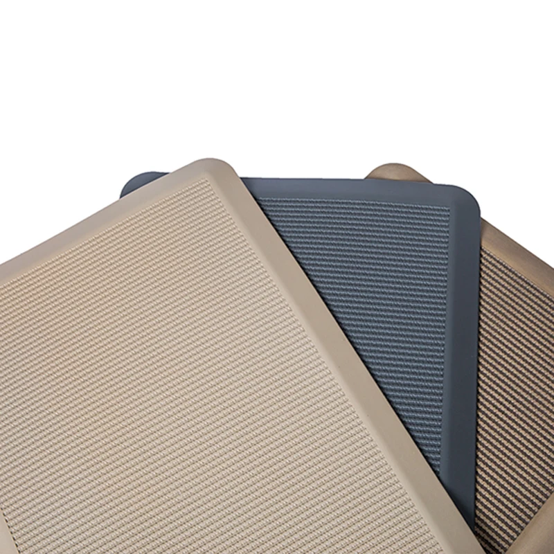 4/5 inch thick cushioned grey anti-fatigue kitchen floor mats for kitchenclouds