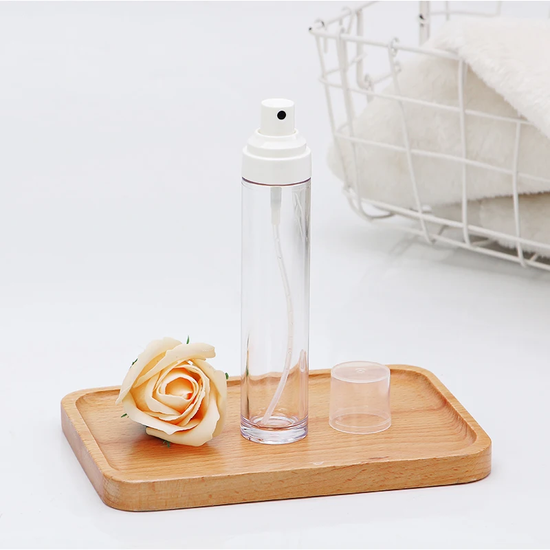50Ml Thick PETG Facial Fine Mist Setting Spray Toner Cosmetic Rose Hydrating Face Water Perfume Bottle