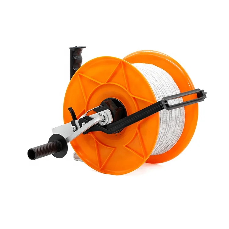3:1/1:1Customized Electric Fence Winding Spinning plastic reel for poly tape wire rope