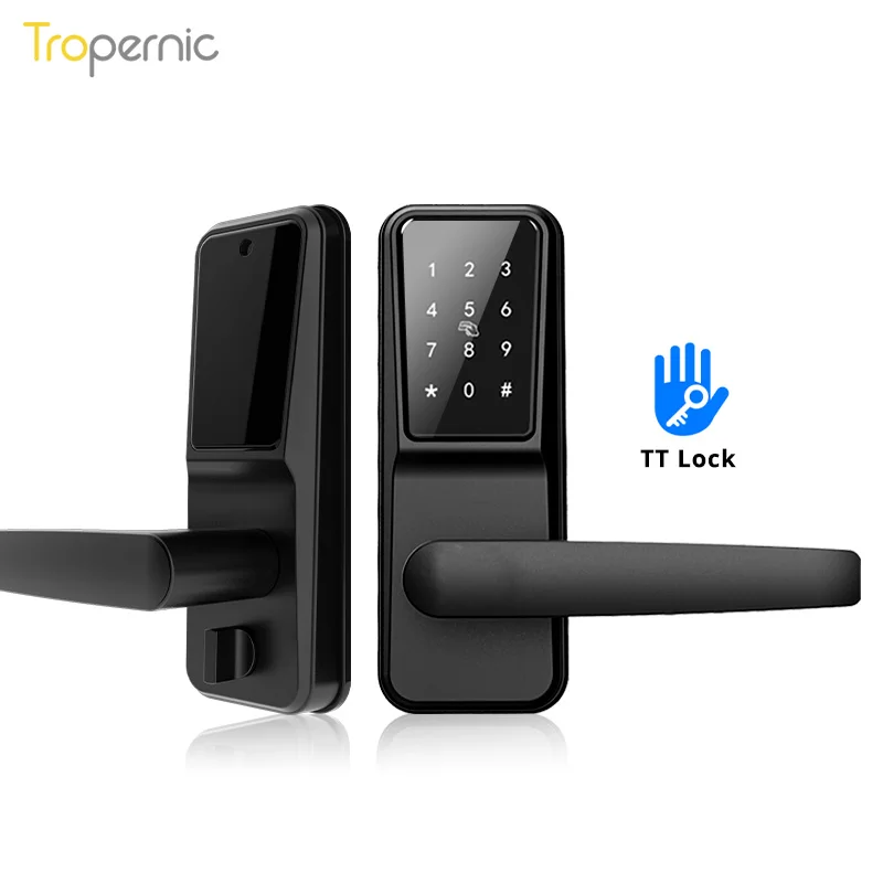 Tropernic Home Electronics Fechadura Biometric Cerradura Inteligente Digital Ttlock Smart Wifi Door Lock