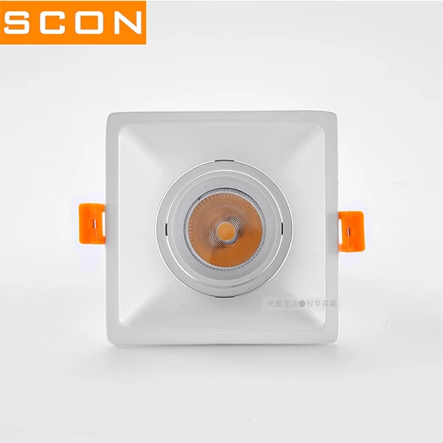 Home Decoration Grille 7Wx2 LED Square Ceiling Light For Indoor Lighting