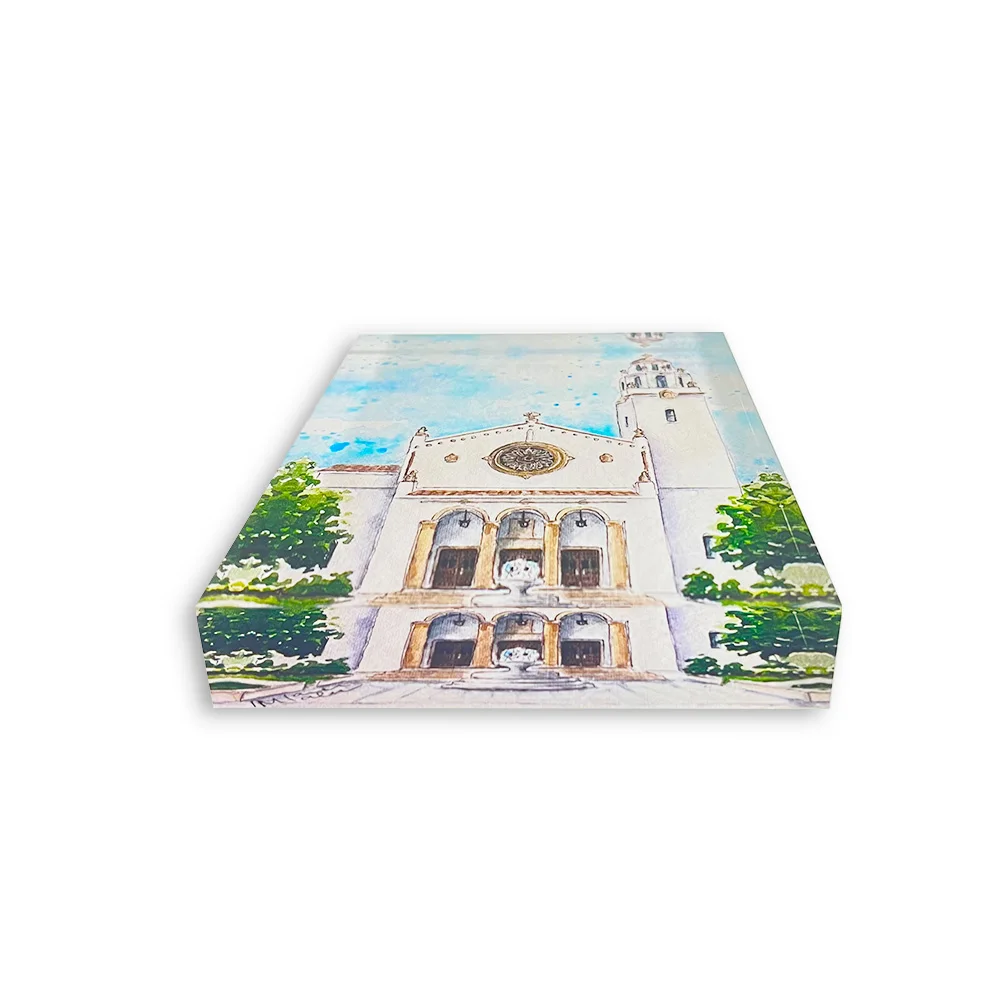 5x7 3D Digital Printing Rectangle Decorative Solid Cube Acrylic Photo Block