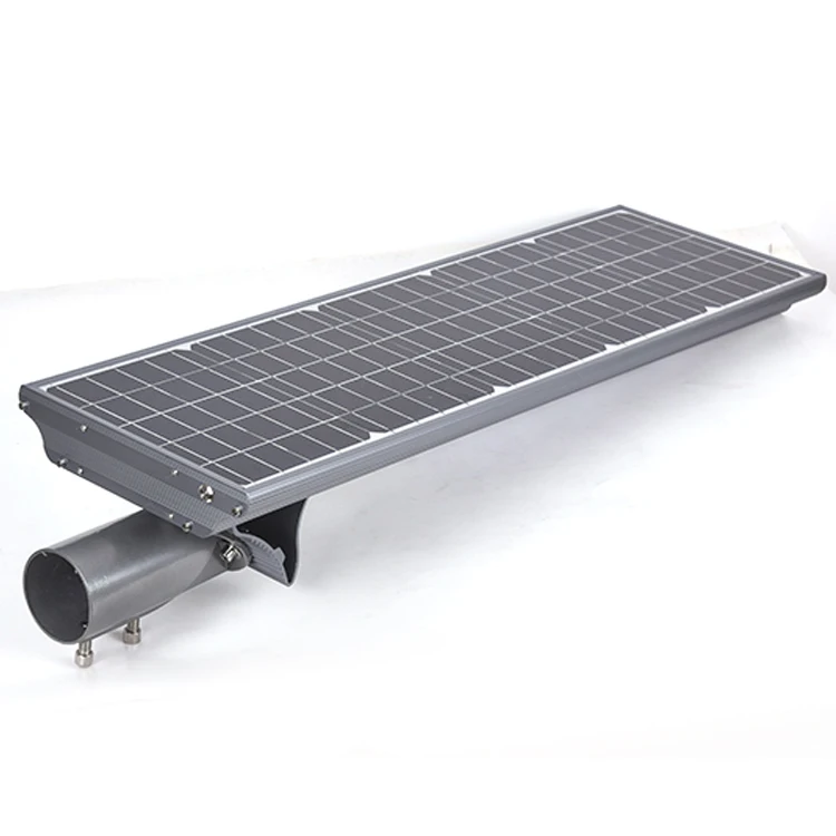 Factory price waterproof IP65 outdoor road garden all in one  integrated 60w monocrystal solar led street light