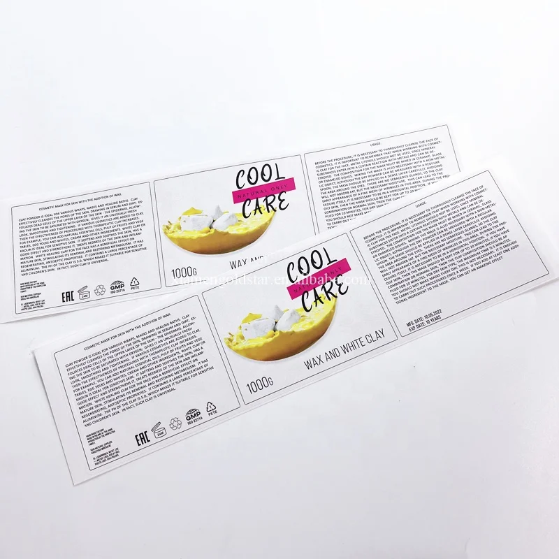 Custom Label Waterproof Strong Adhesive Gold foil Logo Sticker for Bottle Perfume Cosmetic Label Sticker by Rolls