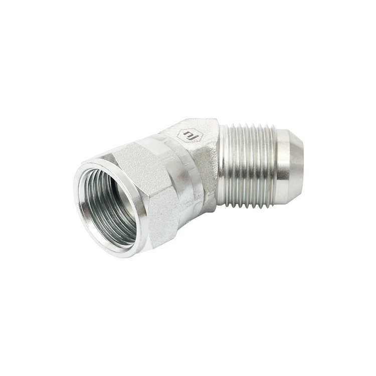 Female Male JIC 45 degree Elbow  carton steel pipe fittings Hydraulic Fittings adapter