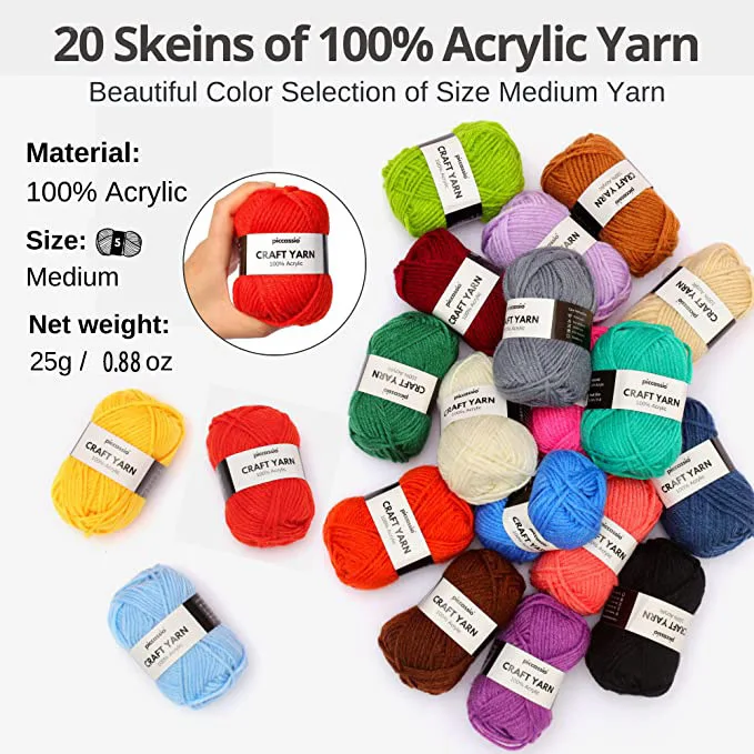 Hot selling 68-piece crochet set TPR soft handle aluminum crochet hook storage bag DIY needle crochet crochet kit for beginners
