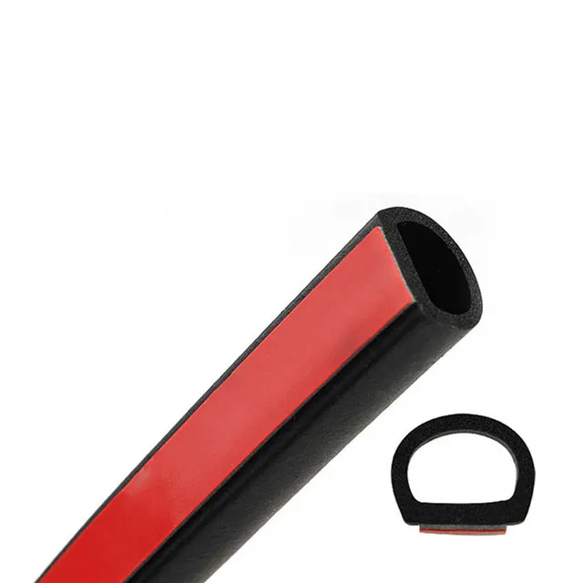 3M Tape D/B/P Shape Car Door Soundproof Rubber Seal Strip