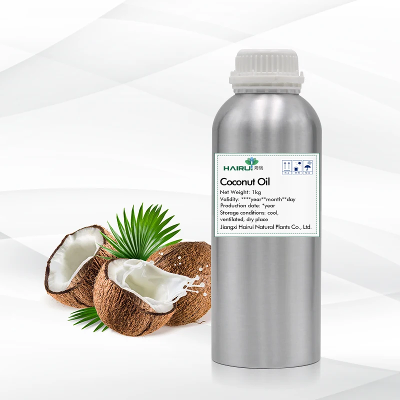 Factory wholesale bulk free sample carrier oil private label 100% pure natural organic cold pressed coconut oil for hair