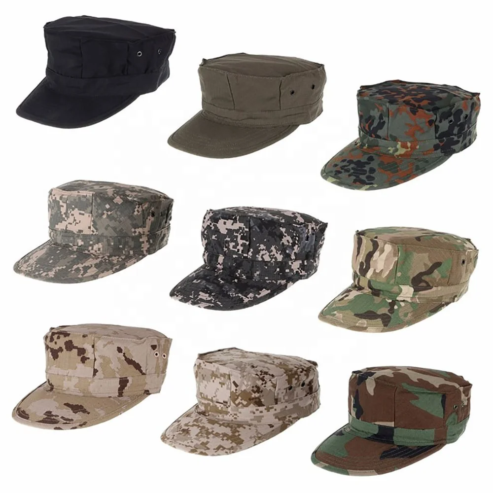 Octagon Camouflage Hat Tactical Cap RipStop US Sport Ranger Combat Cap MilSpec Cap