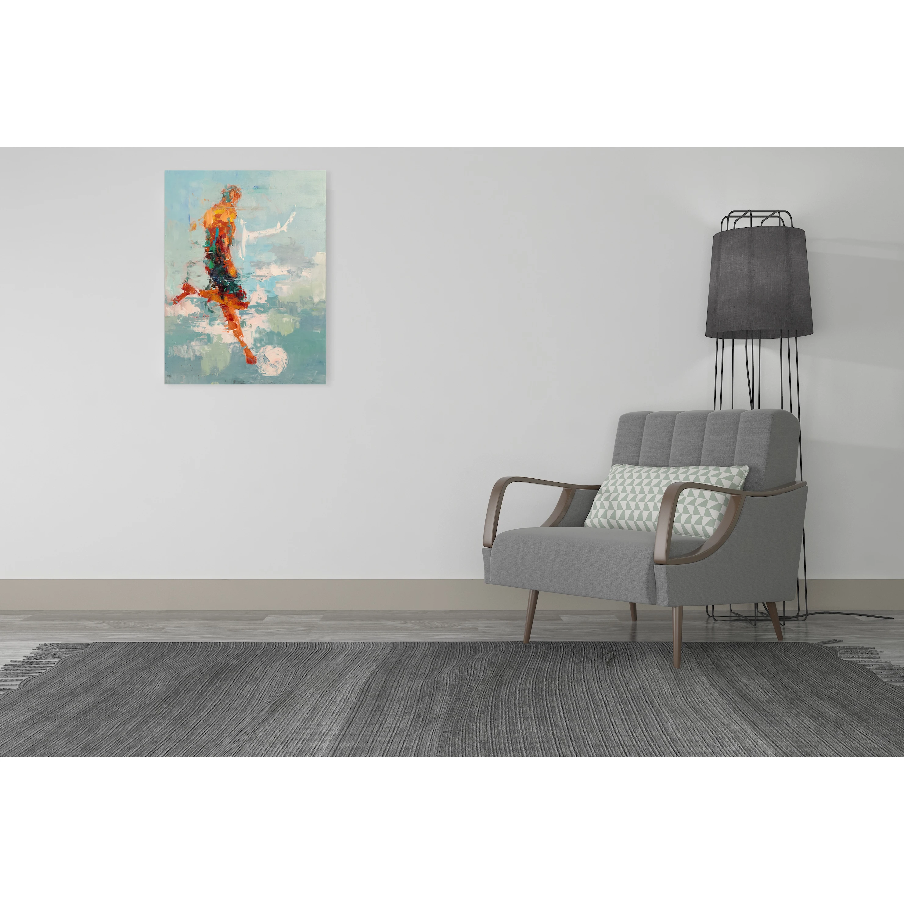 Custom Wholesale living Room Decoration Handmade People Art Works Wall Art Pictures Hotel Hand Painted Canvas Oil Painting