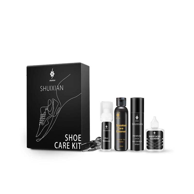 Wholesale Shoe Cleaning Sneaker Cleaning Kit Foam Sneaker Cleaner With Waterproof Spray and Shoe Whitener