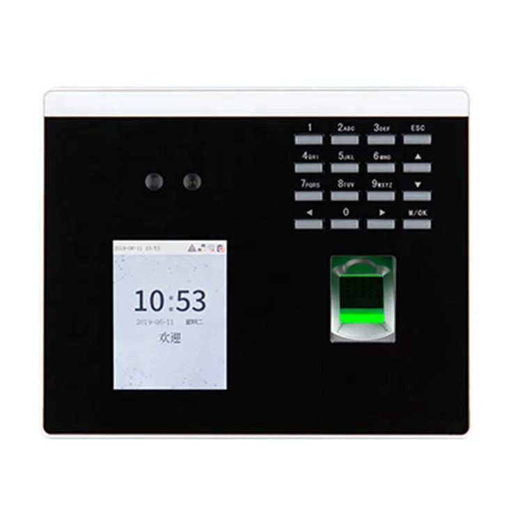 ZKT XFace100 Wifi Hybrid Biometric Visible Light Facial Recognition Time Attendance Terminal Machine