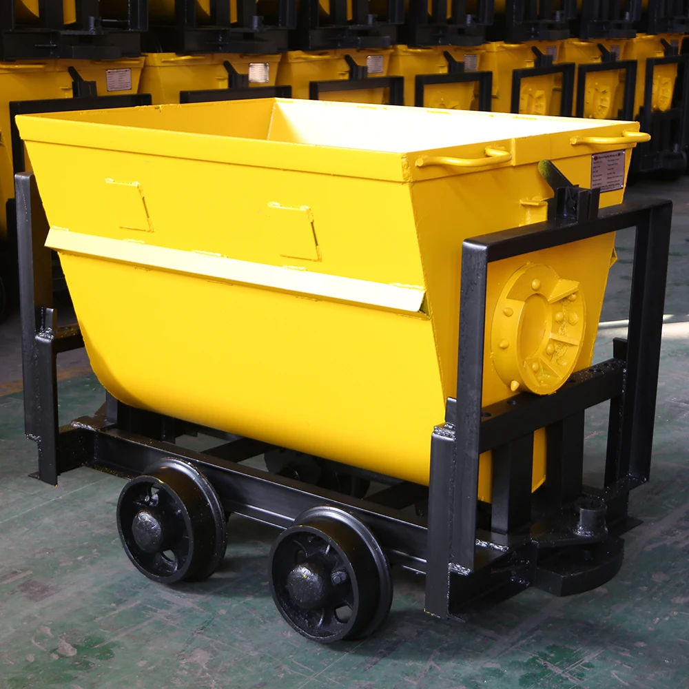 Factory Supplier Underground Fixed Mine Wagon Coal Mining Cart Railway Wagon Bucket-tipping Car Cheap Price