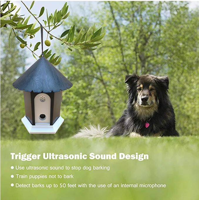 Amazon top seller Outdoor Dog Bark Ultrasonic Blocking System Electric Anti Bark Training Device Ultrasonic Dog Barking Stopper