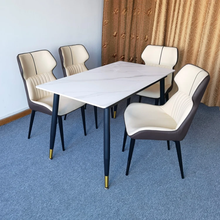 
Factory direct sales casual dining chair set dining chairs and table 