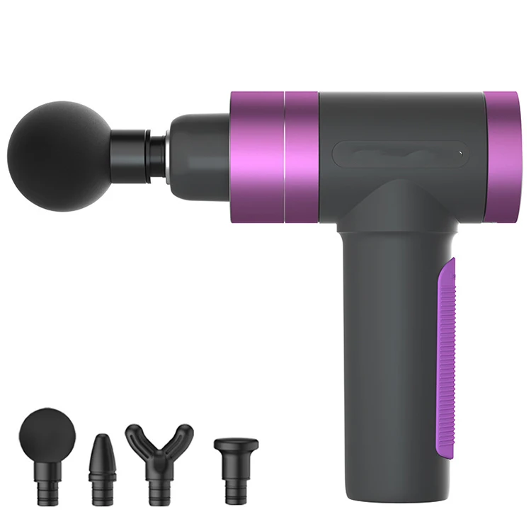  wirelss aluminium alloy eletric handheld percussion deep muscle massager Fascia