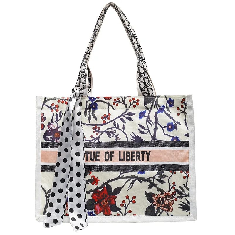 Женская Холщовая Сумка-тоут