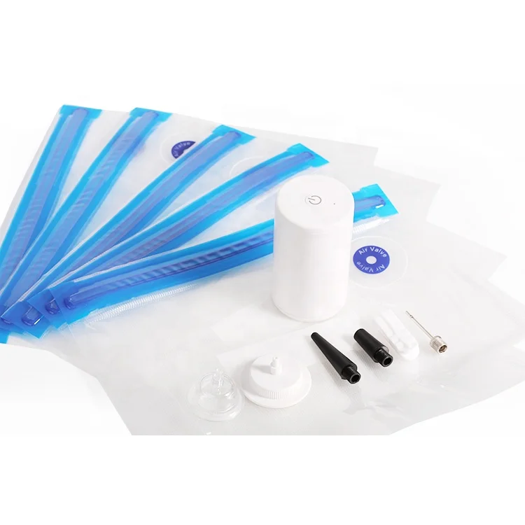 Portable Air Suction Vacuuum Hand Pump Plastic electric  Pumping and blowing function Manual Pump with Storage Bags