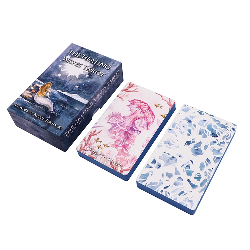 Custom Printing Affirmation Deck Astrology Tarot Card Holographic Past Life Oracle Cards