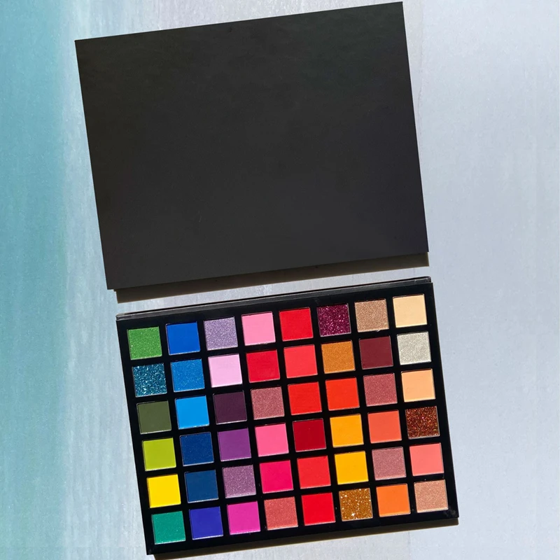 Beauty Trend New Arrival Eyeshadow Custom Private Label Big Square Eyeshadow Pan 48 Colors Eye shadow Palette