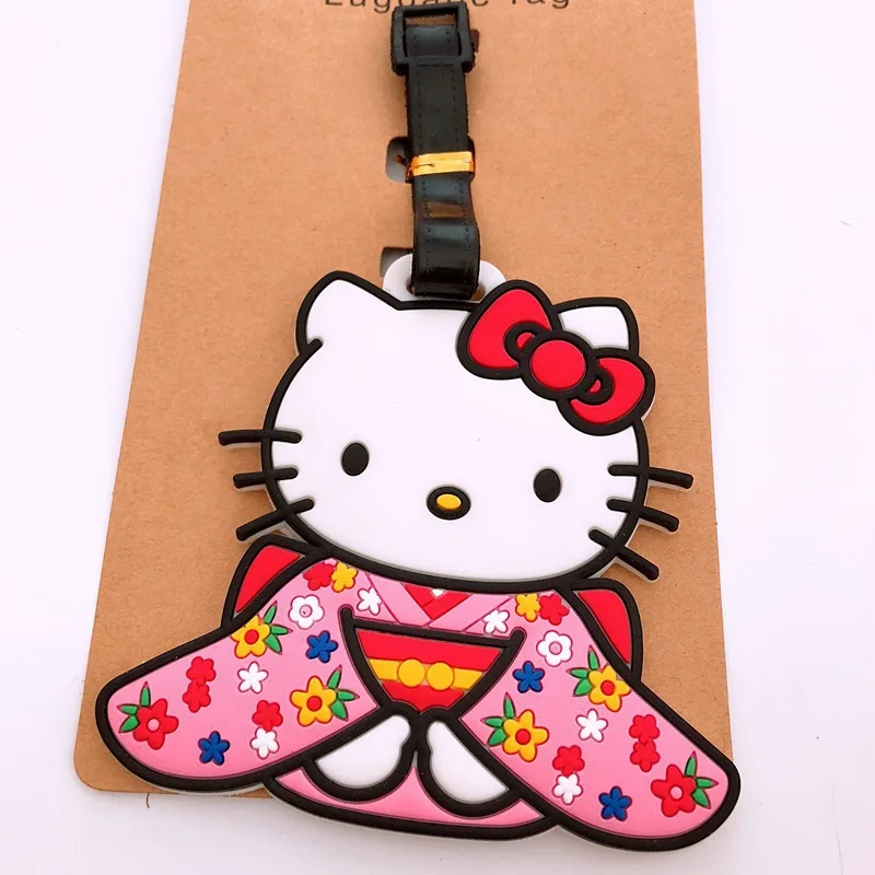 Hello KT airplane luggage tag personalized luggage tag girl luggage tag