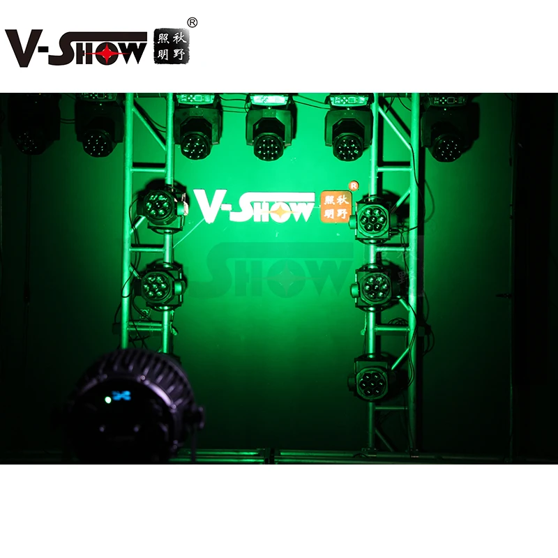 V-Show IP65 Outdoor 12 * 18W RGBWA UV  Waterproof LED Battery Powered Wireless Par Lights